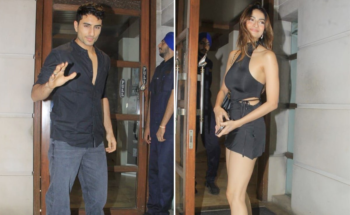 Ibrahim Ali Khan spotted at Palak Tiwari's The Bhootnii screening, fuels romance rumours