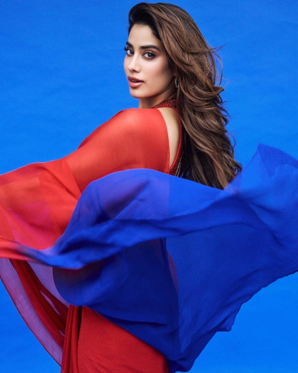 Stunning Janhvi Kapoor in Red Saree: See Her Gorgeous Photos Now!