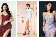 Jacqueline Fernandez Proves Thigh-High Slits Are Perfect for the Red Carpet Jacqueline Fernandez Proves Thigh-High Slits Are Perfect for the Red Carpet